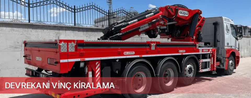 Devrekani İlçemi Vinç Kiralama